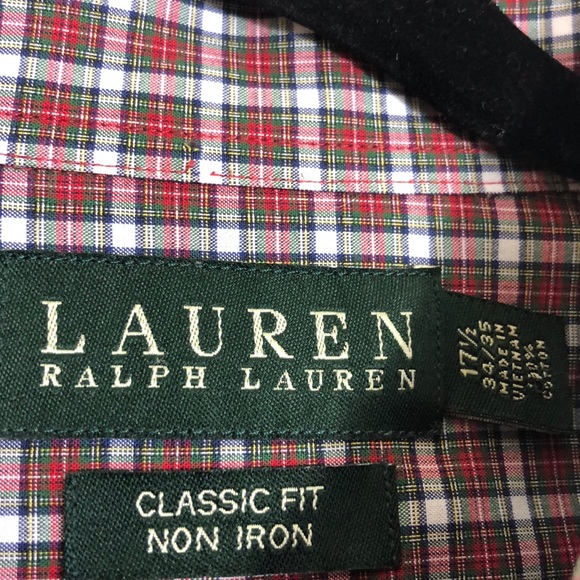 Lauren by RL Plaid Buttoned Down Shirt Size L - Picture 3 of 8